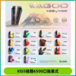 KIS5WAGOO哇酷6500口拋棄式 | 自由混搭雙口味 | 雙芯組合