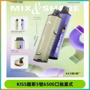 KIS5鎧斯5號一次性6500口磁吸式拋棄式電子煙#自由混搭#
