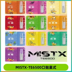 MISTX TE鴨嘴獸6500 Puffs抛棄式一次性抛棄式電子煙